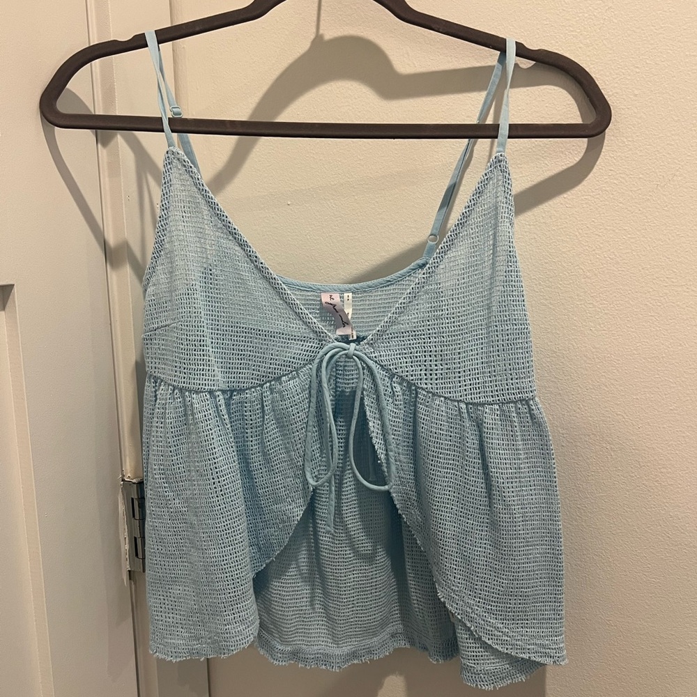 urban outfitters tie front tank